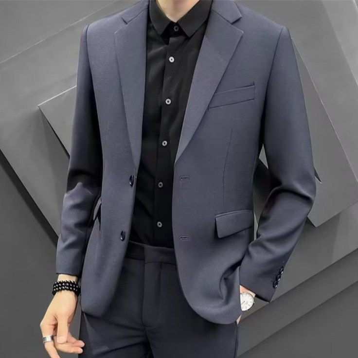 Куртка костюм мужская осень-зима 2023 Гонконг стиль