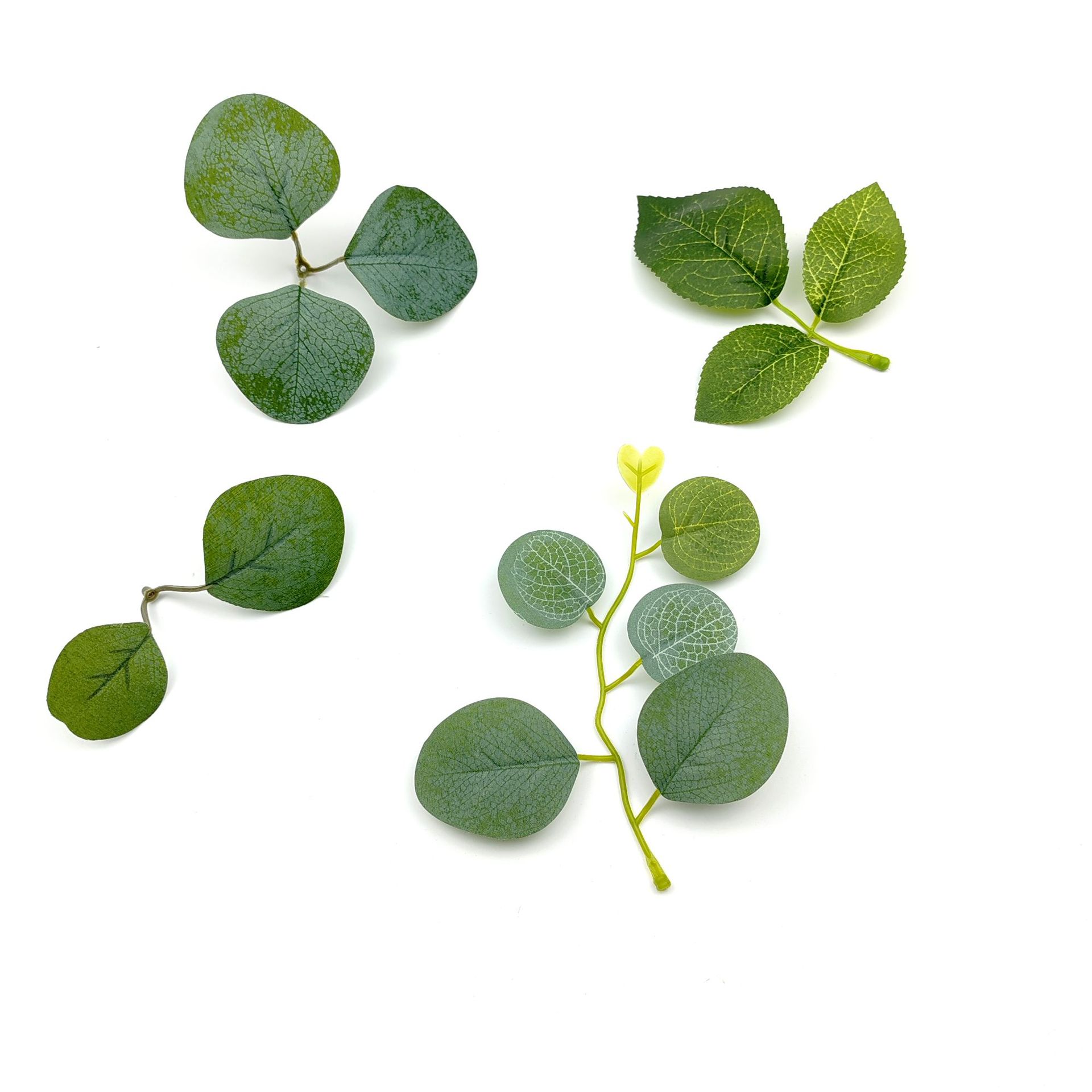 Прямые продажи с завода симулированные листья денег листья розы эвкалипта кросс-бордерное предложение аксессуары для свадебной цветочной композиции один лист