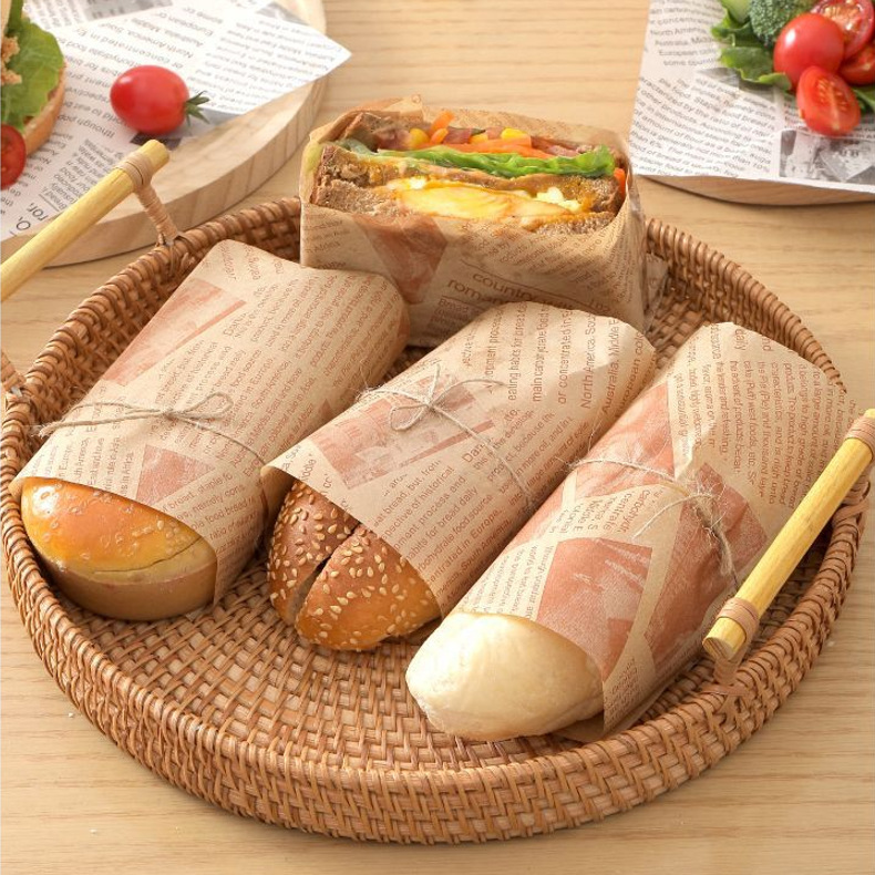 Kitchen Oil Absorbing Oil-proof Paper French Fries Oil-proof Paper Baking Oil Paper Hamburger Paper Air Fryer Paper Food Grade Oil-proof Paper