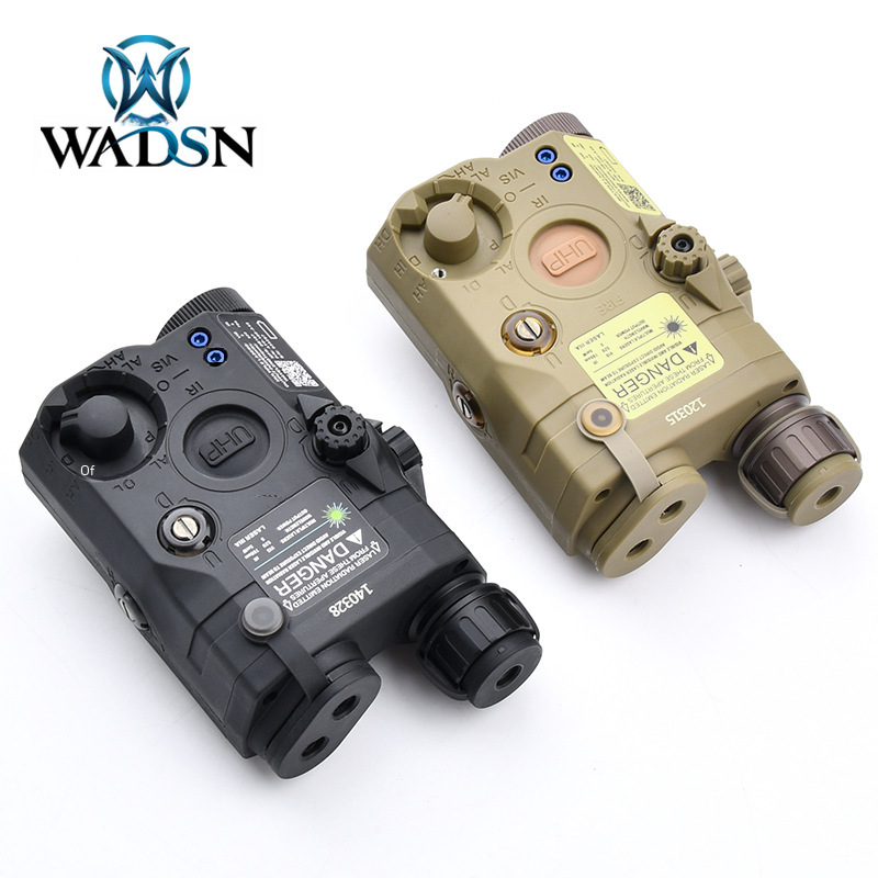 Overseas version PEQ15 appearance UHP red laser/IR/LED strong light tactical flashlight burst PEQ tactical battery box