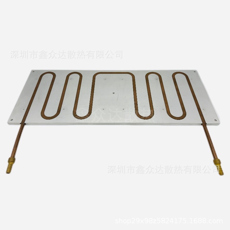 Customized Water Cooling Plate, Liquid Cooling Plate, Copper Tube Embedded Pipe, Stirring Welding, Vacuum Brazing, Liquid Cooling Cavity Shell, Water Cooling Radiator