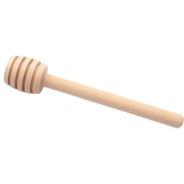 Wooden Honey Stick Honey Stick Stirrer Solid Wood Stirring Stick Honey Coffee Manual Stirring Stick Cross-Border Supply