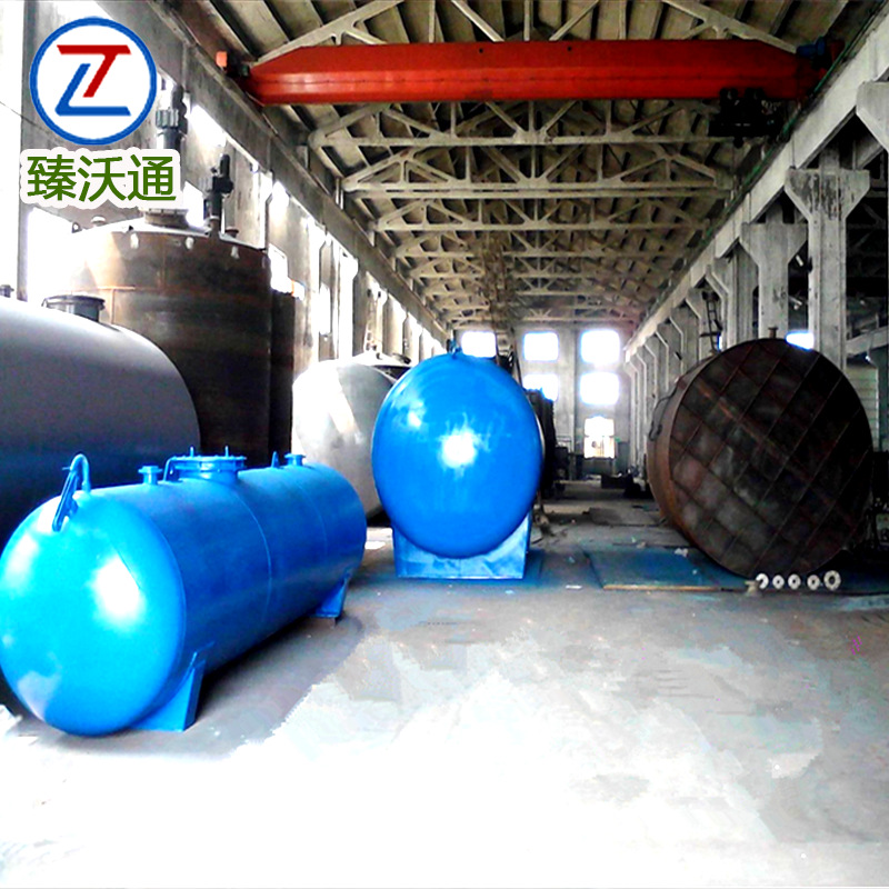 Zhenwortong supply steel lined plastic sulfuric acid storage tank lining PTFE chemical tank specifications complete price discount