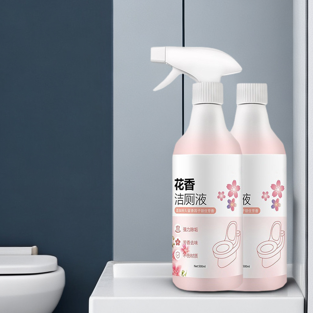 Floral toilet cleaner toilet cleaner toilet stain removing toilet foam toilet cleaner deodorant artifact