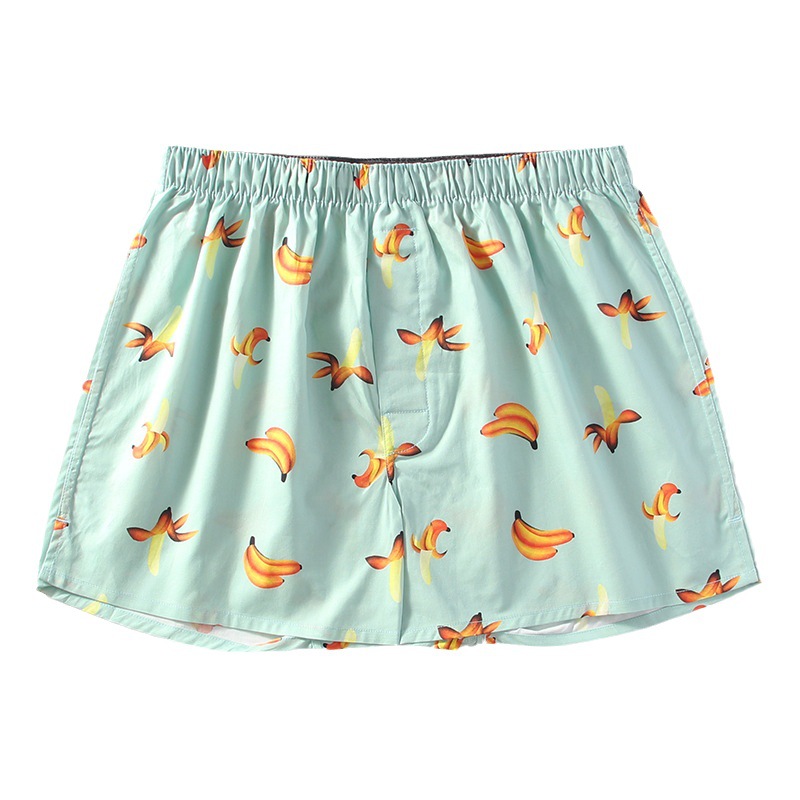 Tumi Men's Loose Pure Cotton Arlo Pants Home plus size Pure Cotton Boxer Panties Pajama Trendy Printed Boxer