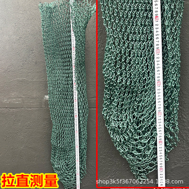 Thick 48-Strand Hand-Woven Fishing Net for Catching Large Fish, Deepened Fishing Net for Fishing