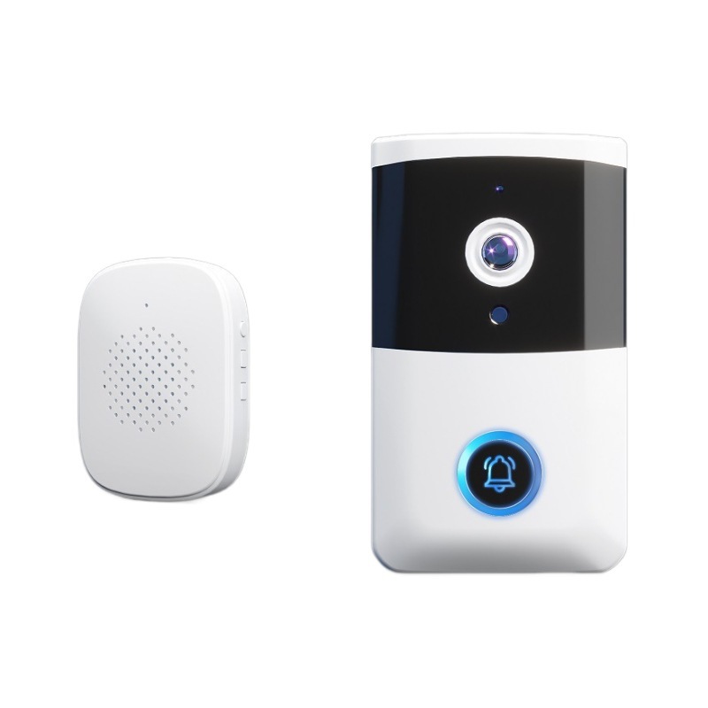Cross-Border Visual Smart Doorbell Camera Rechargeable Long Battery Life Support App Control Smart Visual Doorbell