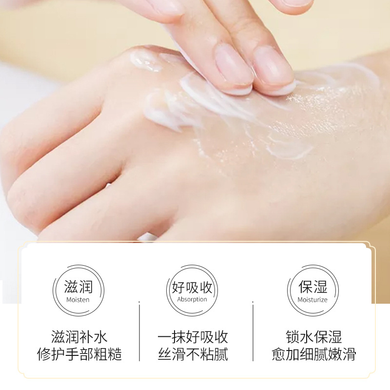 10 Pieces of Jinnia Hand Cream for Women, Hydrating and Moisturizing, Autumn and Winter Moisturizing, Whitening, Non-Greasy, Compact, Portable, Anti-Cracked Hands