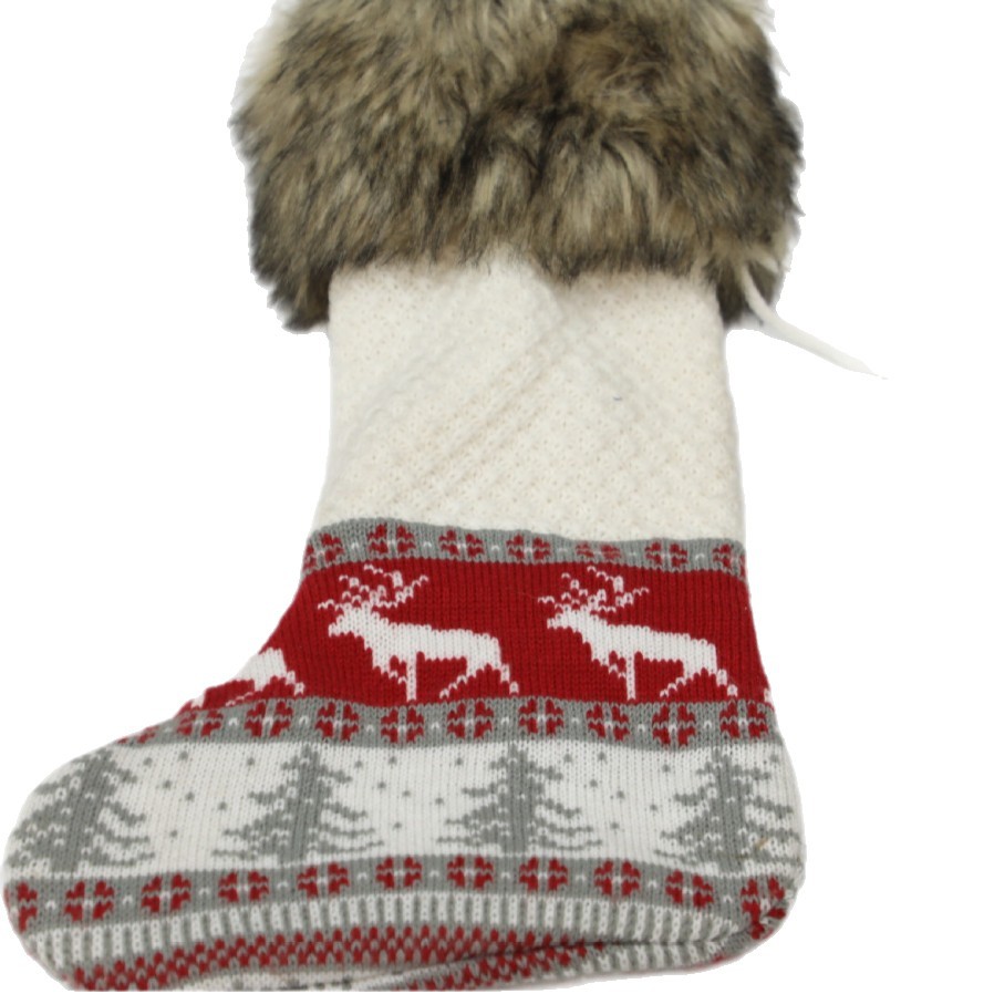 Christmas Style Sock Cover Plush Thermal Sock Cover