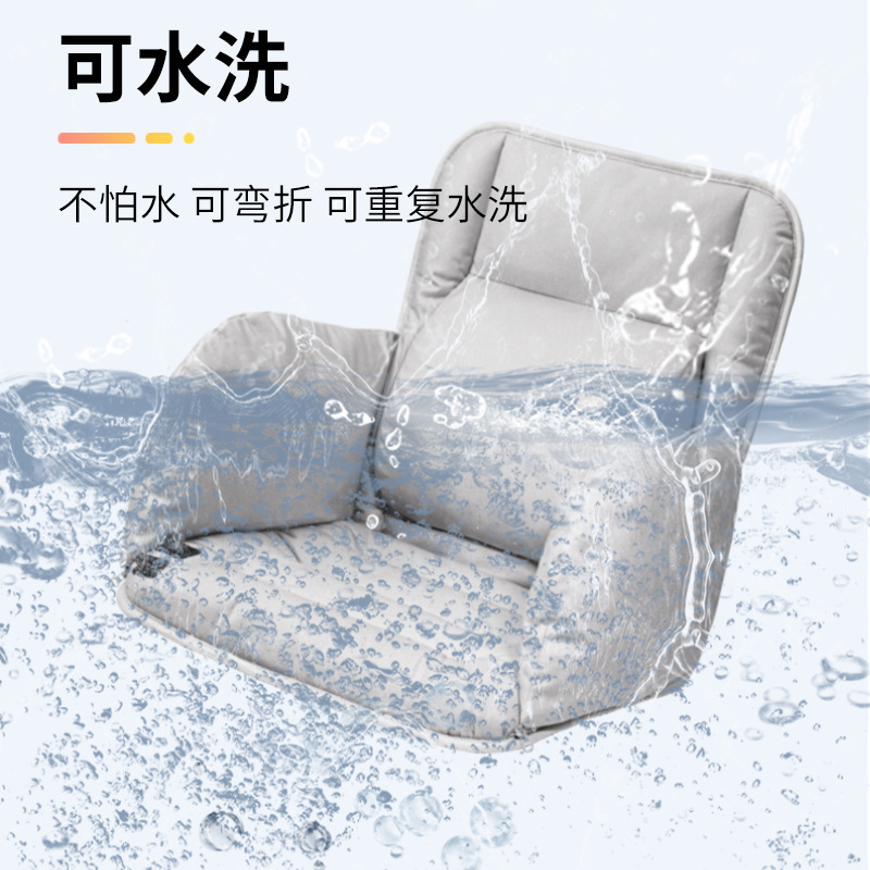 Office Heating Cushion Graphene Backrest Integrated Plug-in Heating Butt Cushion Winter Chair Electric Heating Chair Cushion