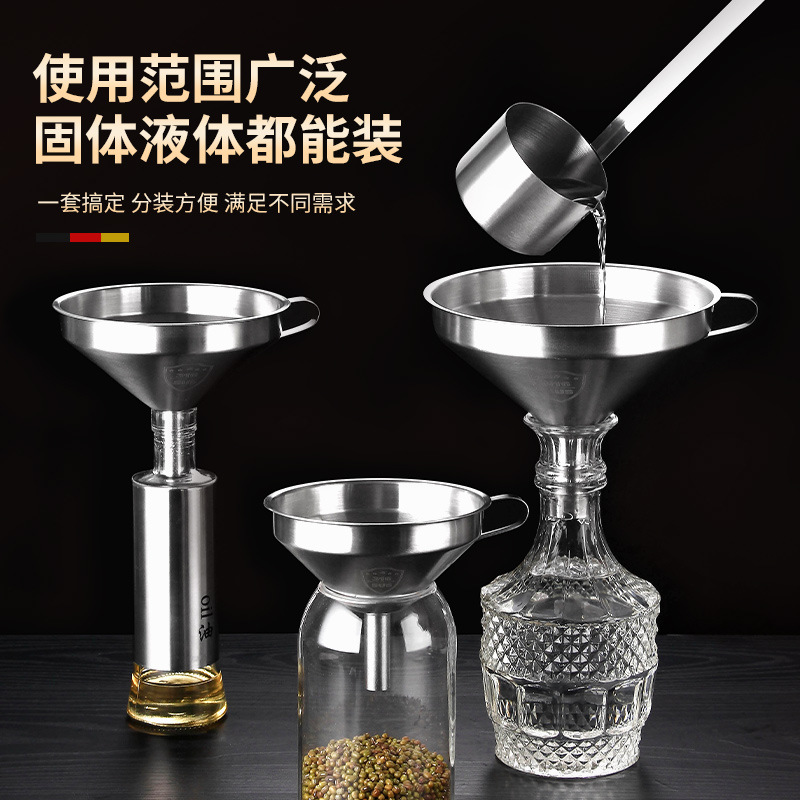 Thickened 316 Stainless Steel Wine Rinker Household Wine Spoon Wine Hanger Oil Lifting Kitchen Long Handle Wine Spoon