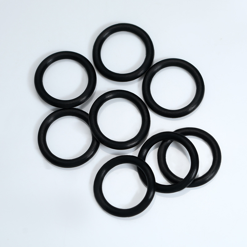 Wholesale food grade silicone anti-drop o-ring non-slip fixed 19mm glasses ring DIY black glasses chain buckle accessories