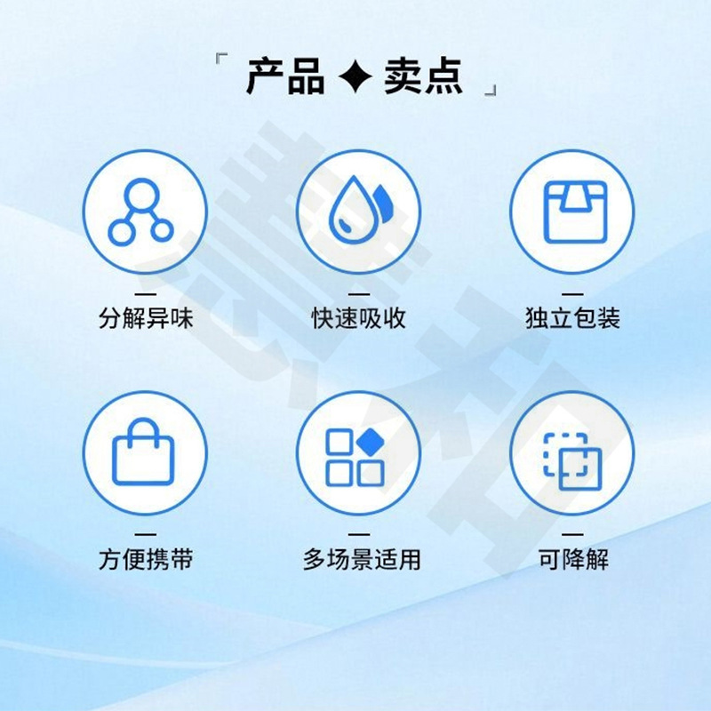 Water-Soluble Film Urine Coagulant Quickly Solidifies Urine, Prevents Leakage and Odor, Outdoor Emergency Vehicle-Mounted E-Commerce Portable Package