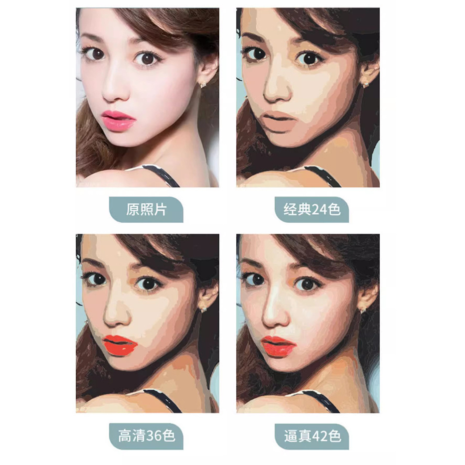 DIY digital oil painting photo to map custom diamond painting private DIY picture coloring painting factory living room decoration