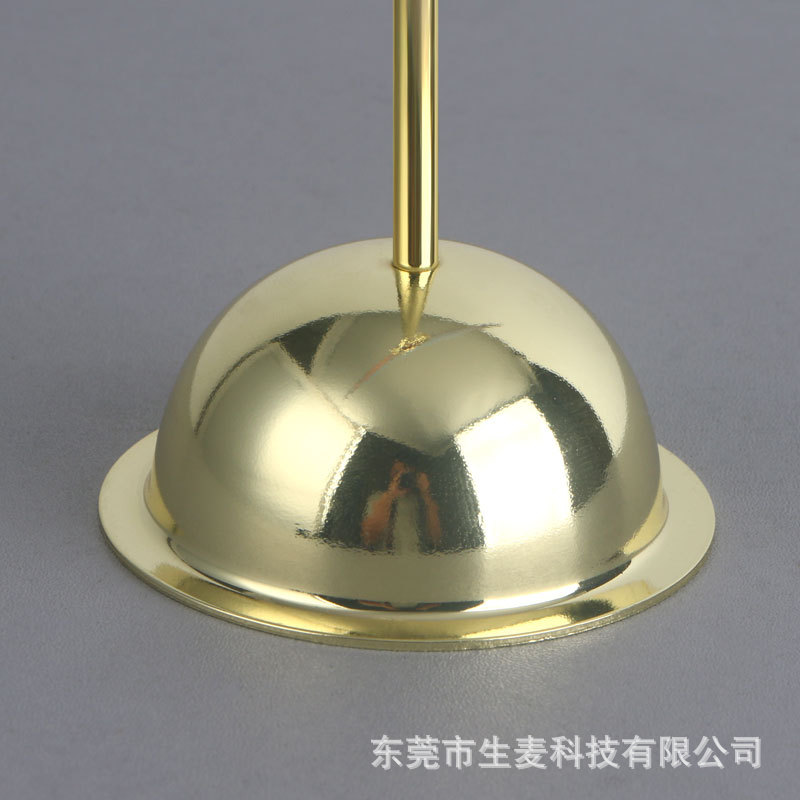 Cross-Border Wedding Stainless Steel Table Card Menu Table Card Hotel Restaurant Tabletop Vertical Seat Clip Banquet Sign-In Table Number