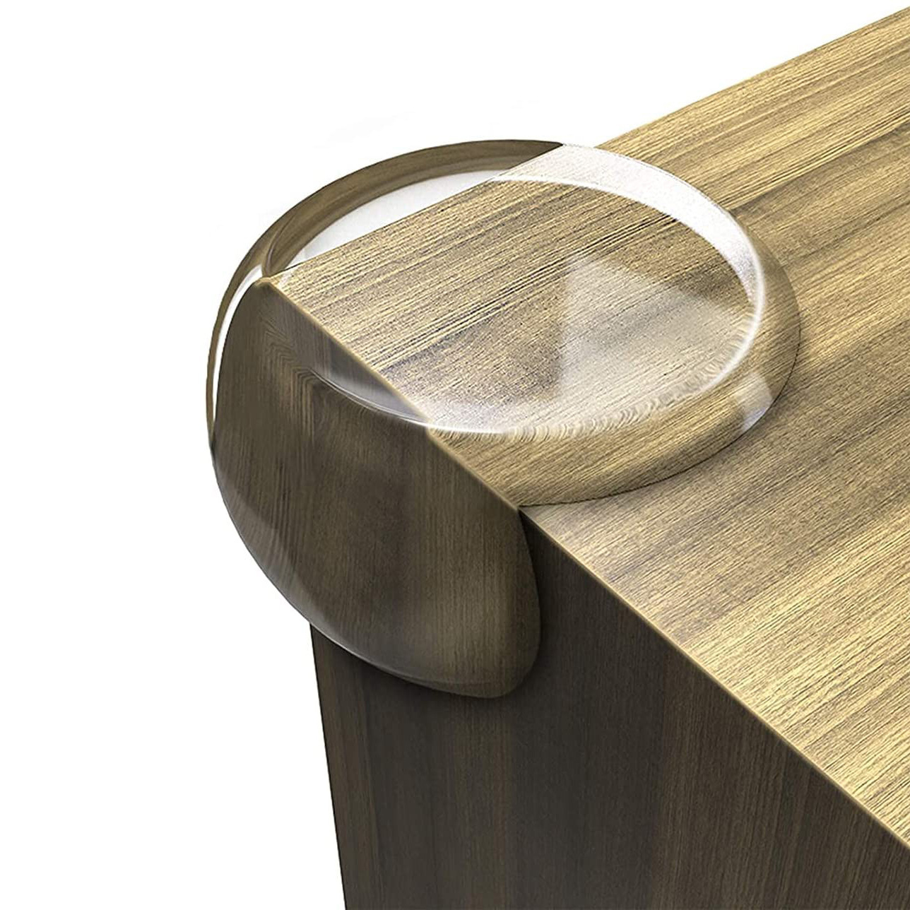 Anti-Collision Corner Transparent Table Corner Protector Anti-Collision Sticker Window Silicone Protective Cover Transparent Water Drop Anti-Collision Corner Protector