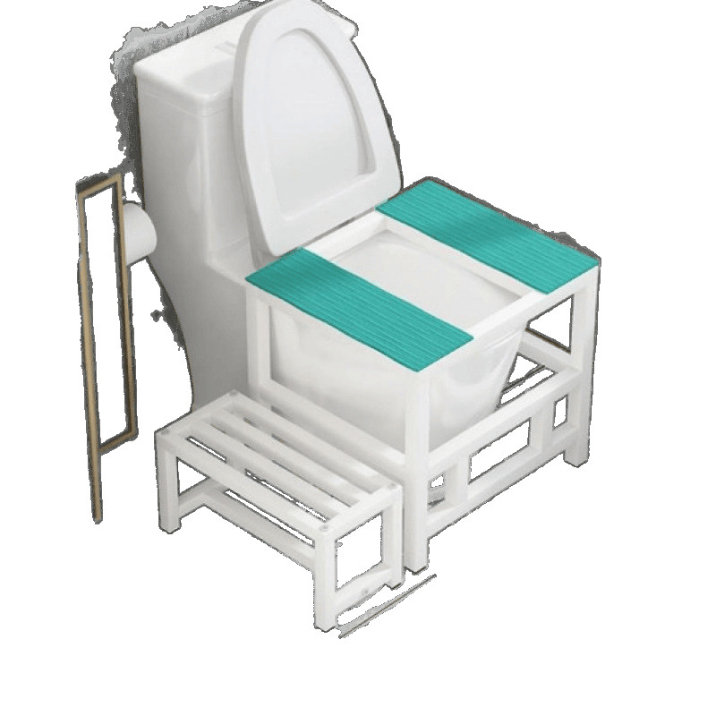 Squat Toilet Seat Converted to Squat Toilet, Toilet Stool, Footstool, Squat Toilet, Household Toilet Stool, Squat Rack, Cross-Border E-Commerce