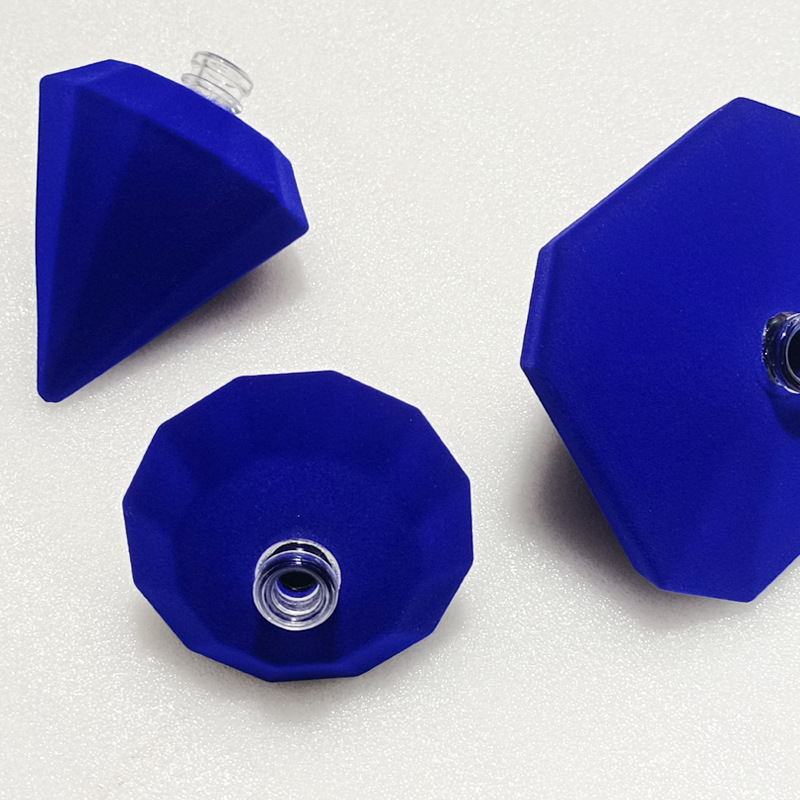 Perfplant bottle flocking processing set/made glass perfume bottle surface spray velvet processing to map sample flocking processing