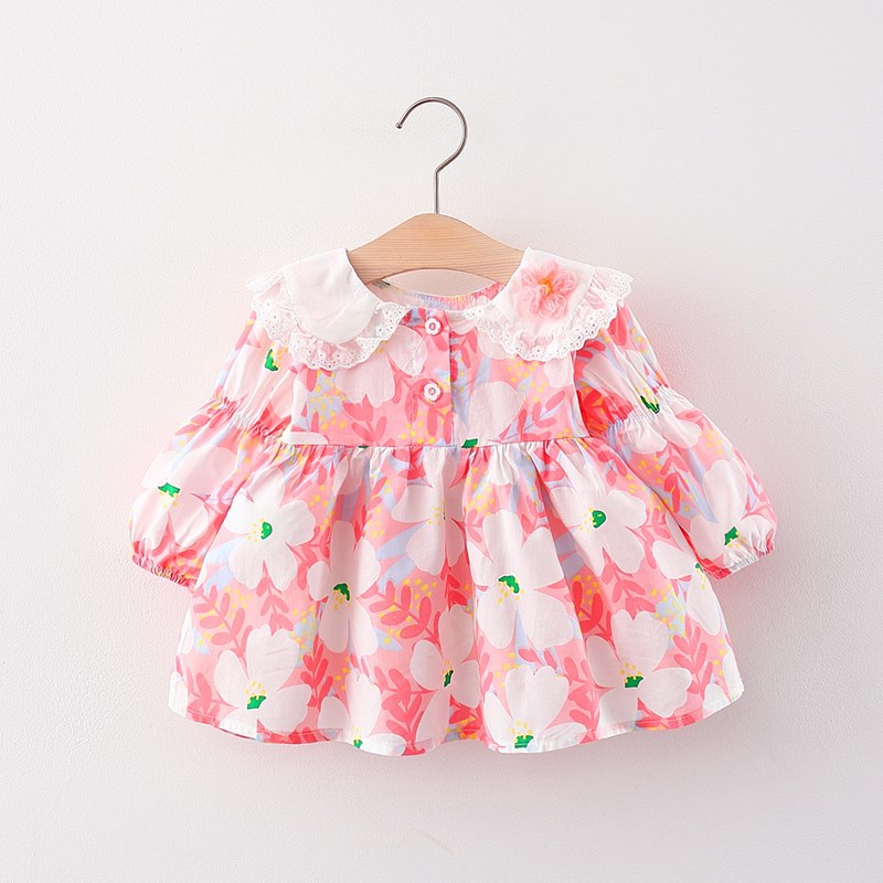 Новое платье принцессы для девочек, весенне-осеннее платье 2021 года