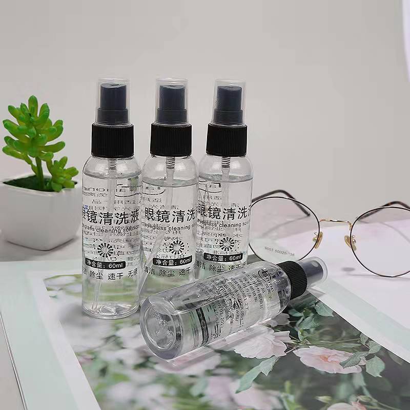 Printed Store Name Glasses Cleaning Liquid Lens Cleaning Liquid Glasses Cleaning Agent Lens Cleaning Agent 60ml Screen Care Solution