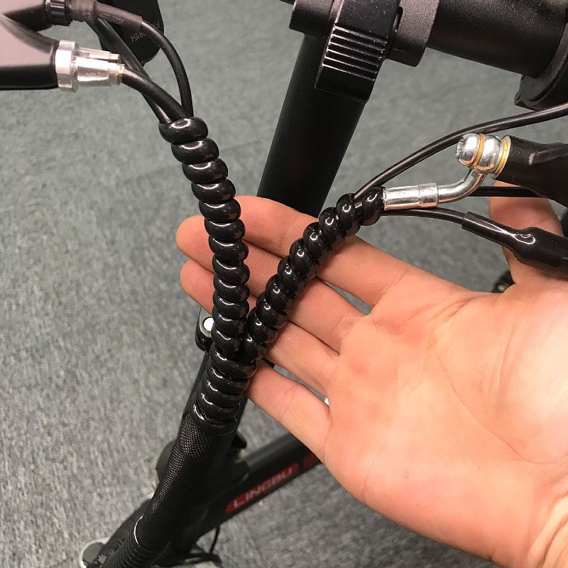 Electric Vehicle Line Winding Tube, Brake Line, Spiral Winding Tube, Motorcycle Computer Wiring Harness Protective Cover