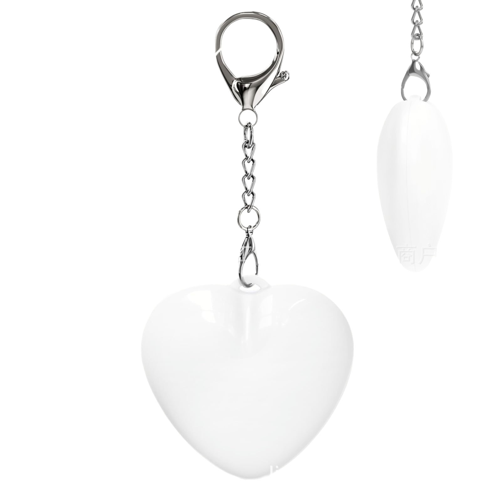 Love Plastic Keychain Backpack Pendant Lamp Cross-Border Hot Product Touch Night Light Heart Led Light