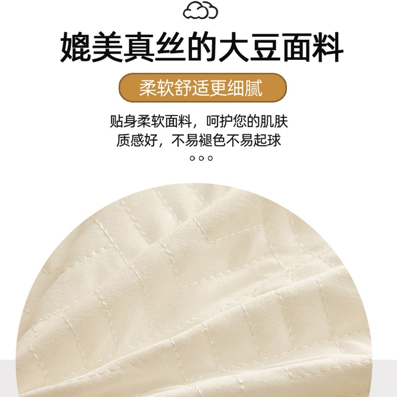 Soy Fiber Pillow, Cervical Spine Protection, Sleep Aid, Adult Pillow Core, a Pair of Student Dormitories, Special Home Use for Men