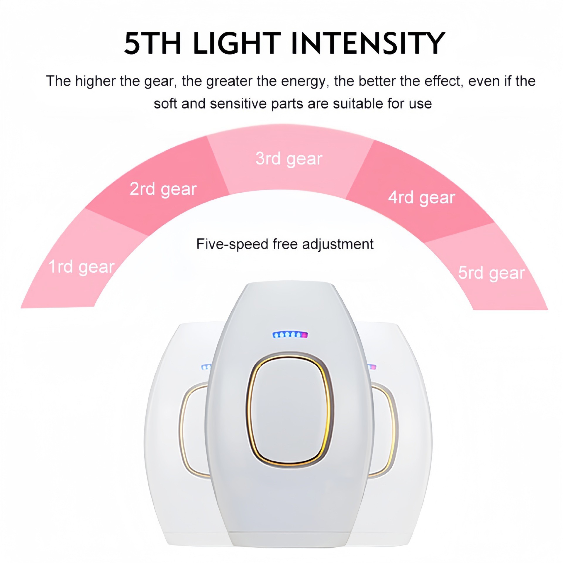 Cross-border IPL laser hair removal instrument household photon rejuvenation instrument body painless 881 hair removal instrument factory direct sales