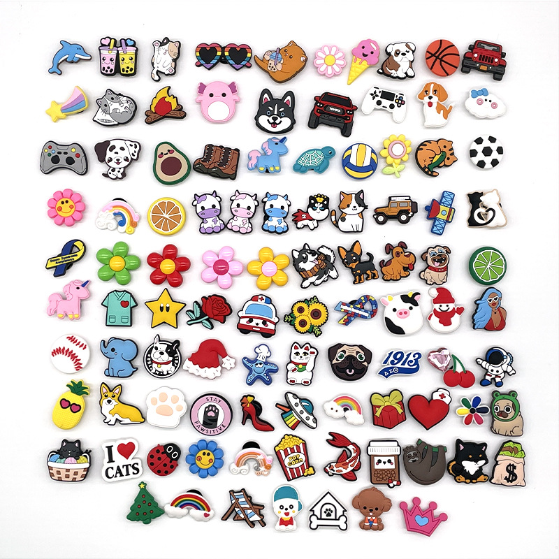 Новая ПВХ пряжка для цветка обуви, высококачественные аксессуары для пляжных сумок DIY