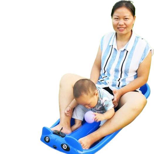 Double Thickened Ski Board, Snowboard, Children's Sandboard, Adult Sled with Brake, Sled Board