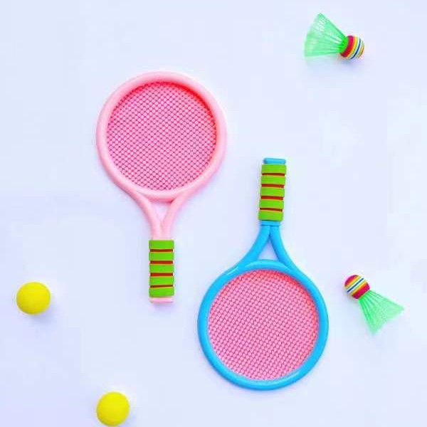 Children's Badminton Racket Tennis Racket Mesh Bag Outdoor Game Family Plastic Toy Stall Stall Wholesale
