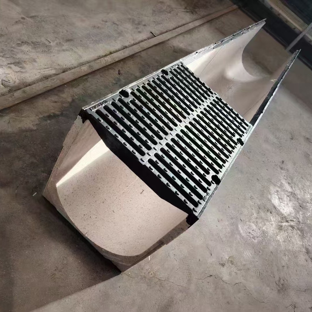 Finished Resin Drain Linear Gap Pipe Hotel Road Airport Resin Concrete U-Shaped Drainage Ditch