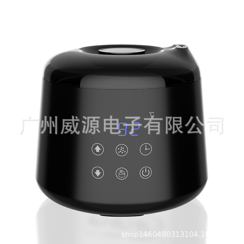 500ml touch display hair removal wax heater suit (including 100g wax beans, 4 packs of large and small wooden sticks, 10 pieces each)