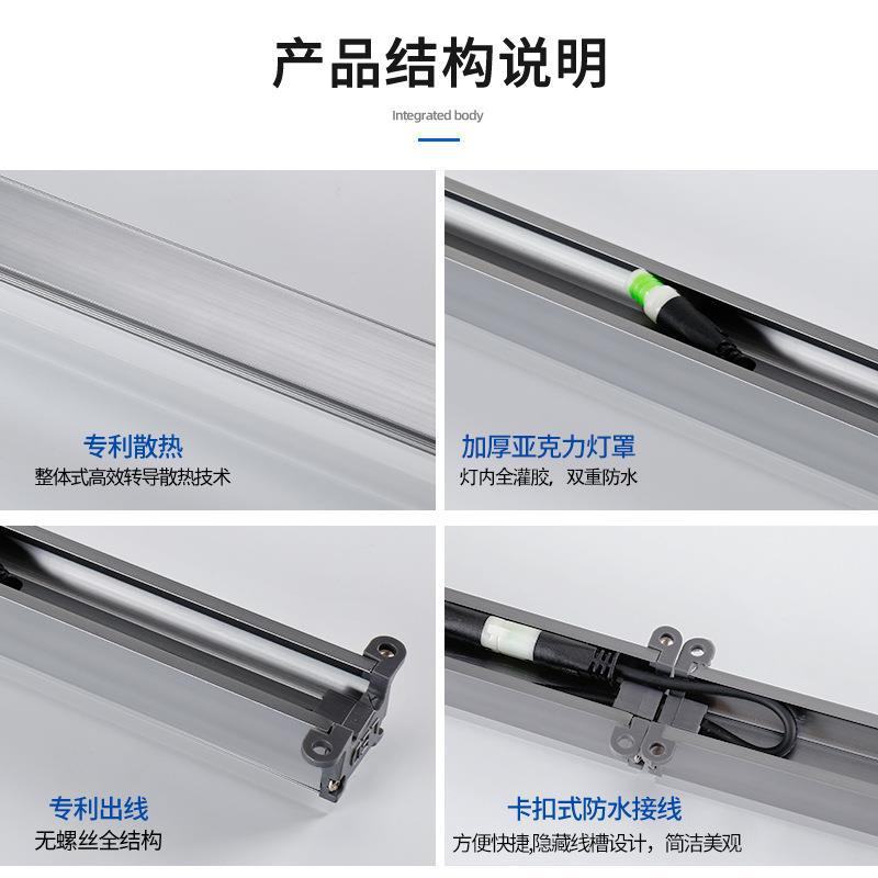 led line lights outdoor waterproof hotel building lighting engineering lights contour lights 512 external control colorful marquee