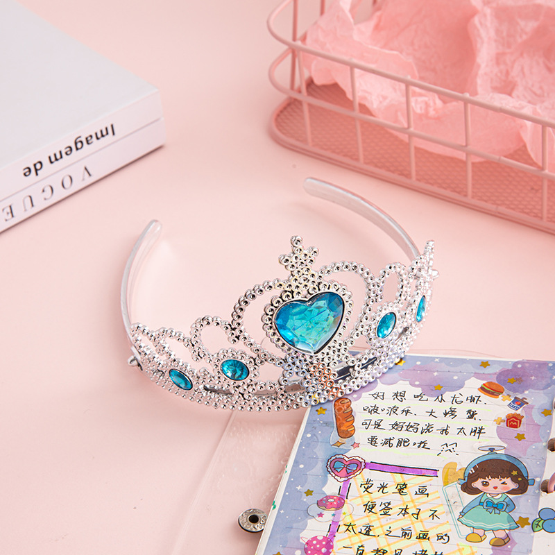 Factory spot Europe and the United States hot selling children's headdress Crown magic wand set girls headband princess hair accessories crown