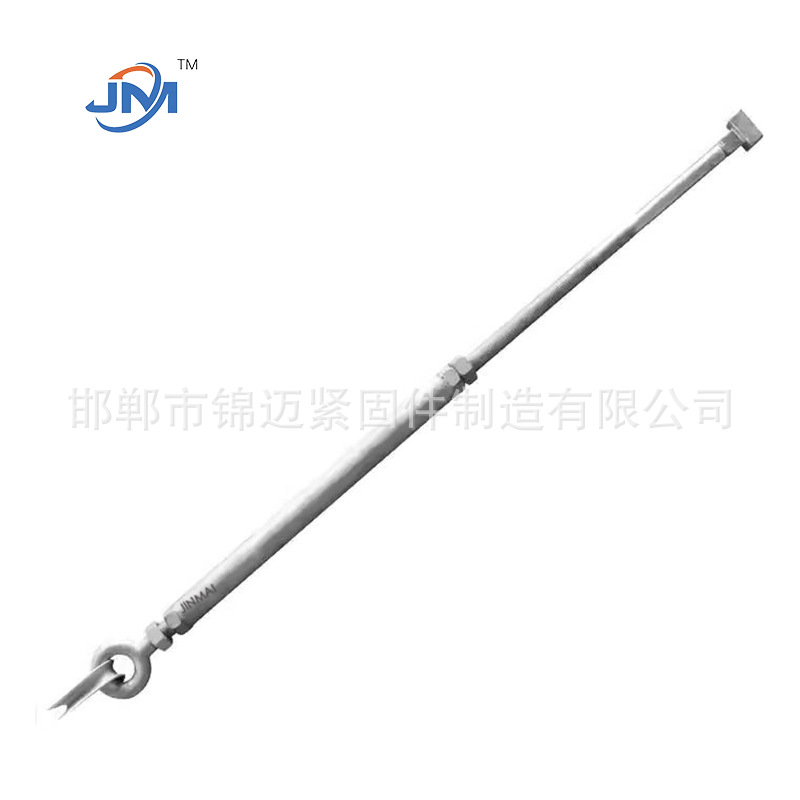 Factory Direct Sales Hot-Dip Galvanized Adjustable Tube Tie Rod Sleeve Tie Rod Overhead Line Hardware Export