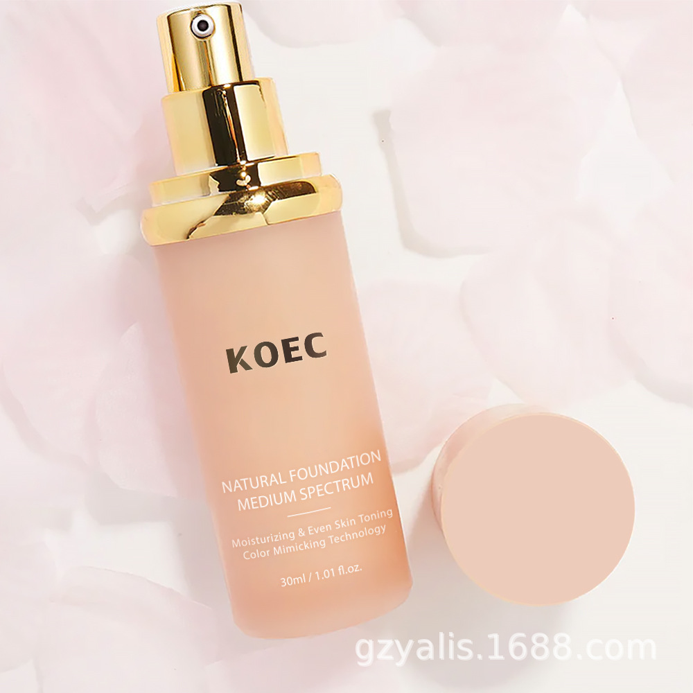 KOEC Microbial 4-in -1 Cross-border Foundation Concealer Lasting No Makeup Dry Skin No Card Powder Female FDA Wholesale
