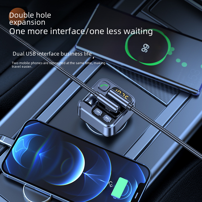 PD30W car mp3 Bluetooth hands-free fm transmitter car charger car mp3 Bluetooth player T16