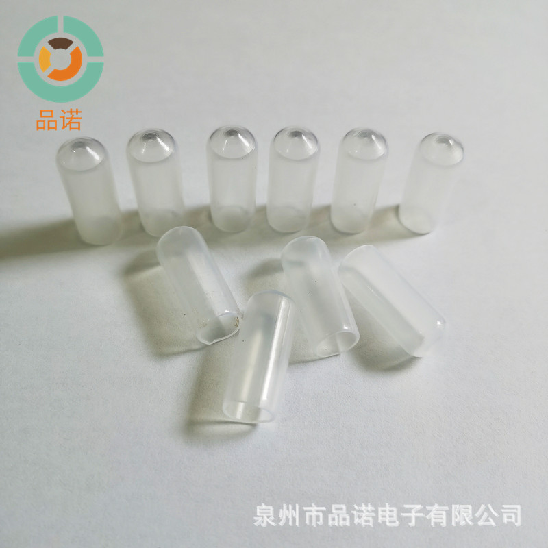 Transparent PVC end sheath soft rubber cap protective sleeve rubber sleeve wire sheath plastic rubber sleeve screw glue bean manufacturers