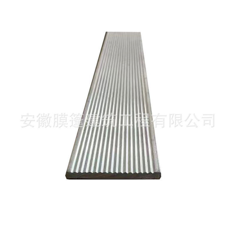 Membrane structure shed accessories aluminum alloy pressure strip film cloth aluminum alloy flat strip installation aluminum strip square aluminum strip can be wholesale