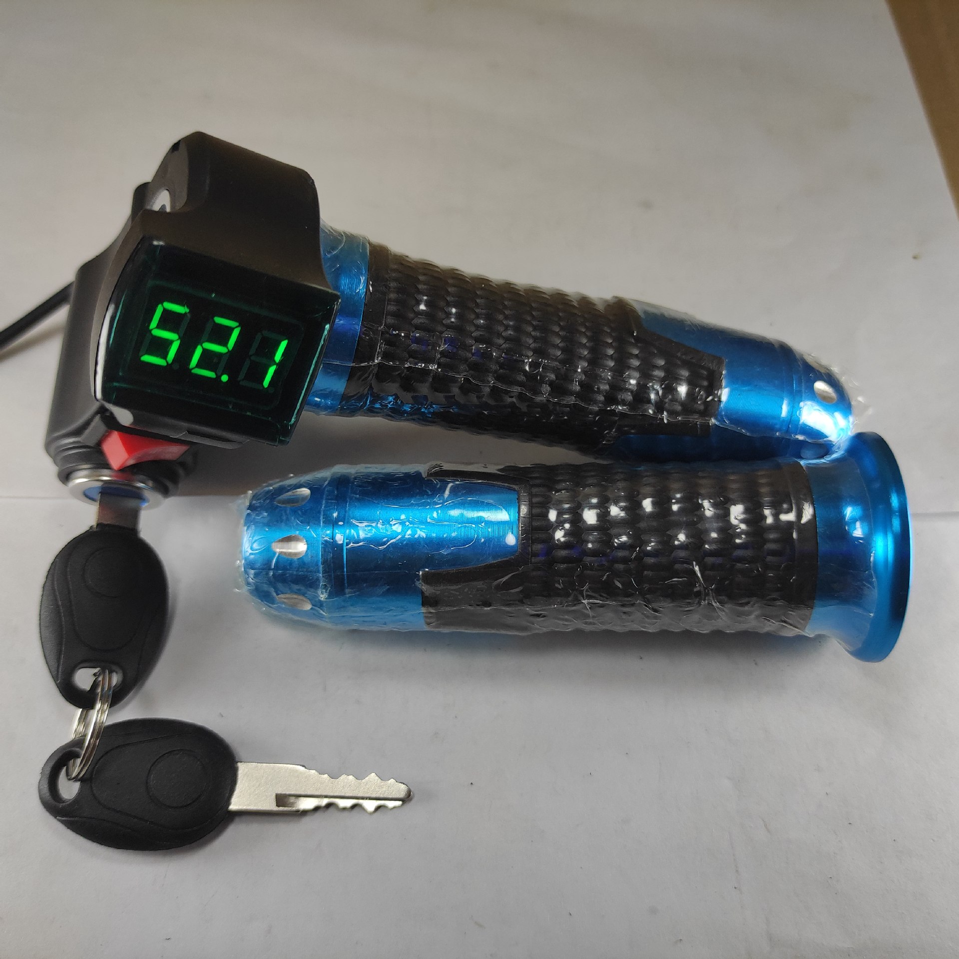 Green screen rice grain Lock + three-speed electric car turn handle electric car accessories speed control handle throttle handle