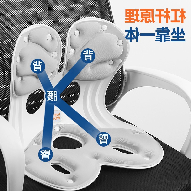 Posture Correction Backrest Hobika Waist Chair Cushion Ergonomic Sedentary Lumbar Support Bija Support Chair Office Cushion