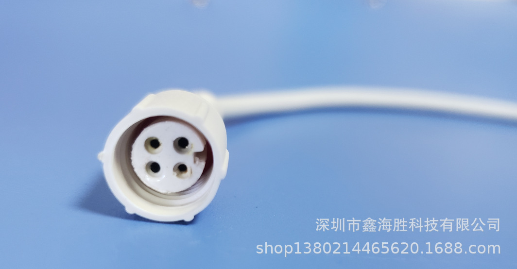 4-core Waterproof FemaLe Head Wire 4-core,OD4.0, Copper Wire 14pcs/0.15, L=150MM, NeedLe 1.0,