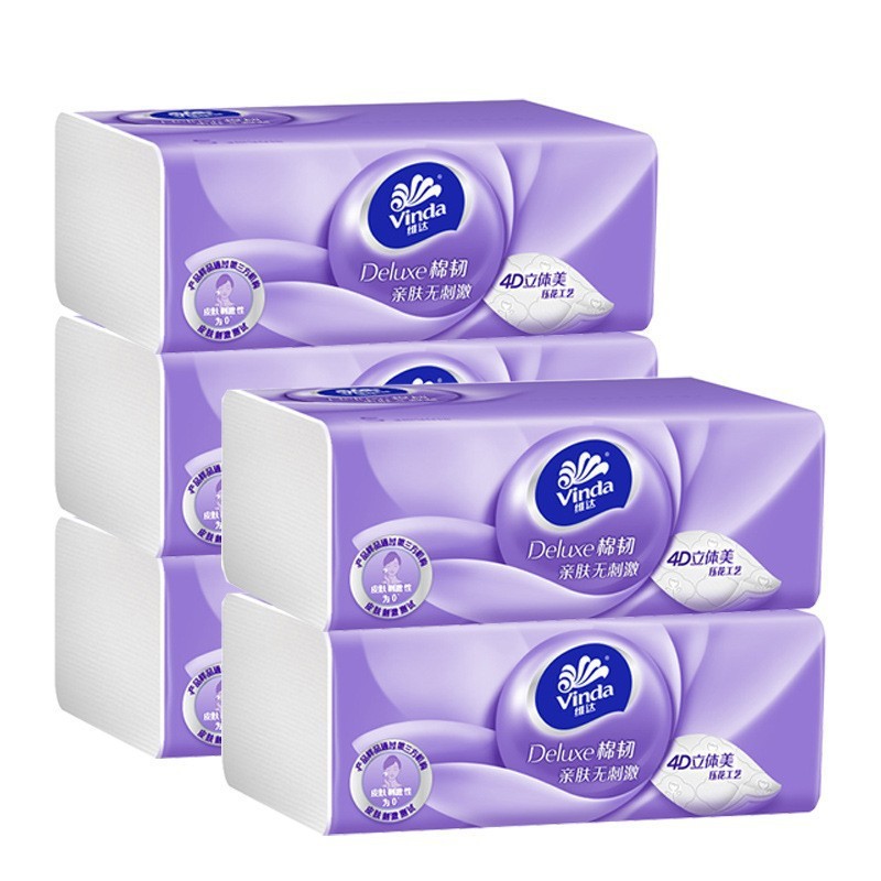 Бумажные полотенца Vinda, 3 слоя, 100 штук, оптовая продажа