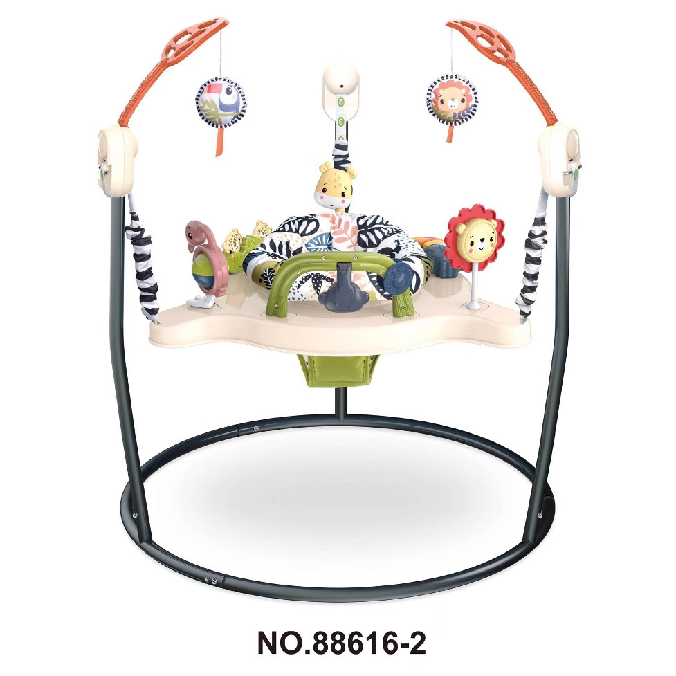 Baby Rocking Chair Multifunctional Vibrating Toy Cross-Border Foreign Trade Coaxing Baby with Music Foldable Baby Swing Learning Standing Chair