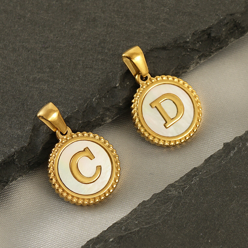 Cross-Border New 18K Stainless Steel Pendant European and American Trendy Ins Necklace Niche Design Classic Hot-Selling Model