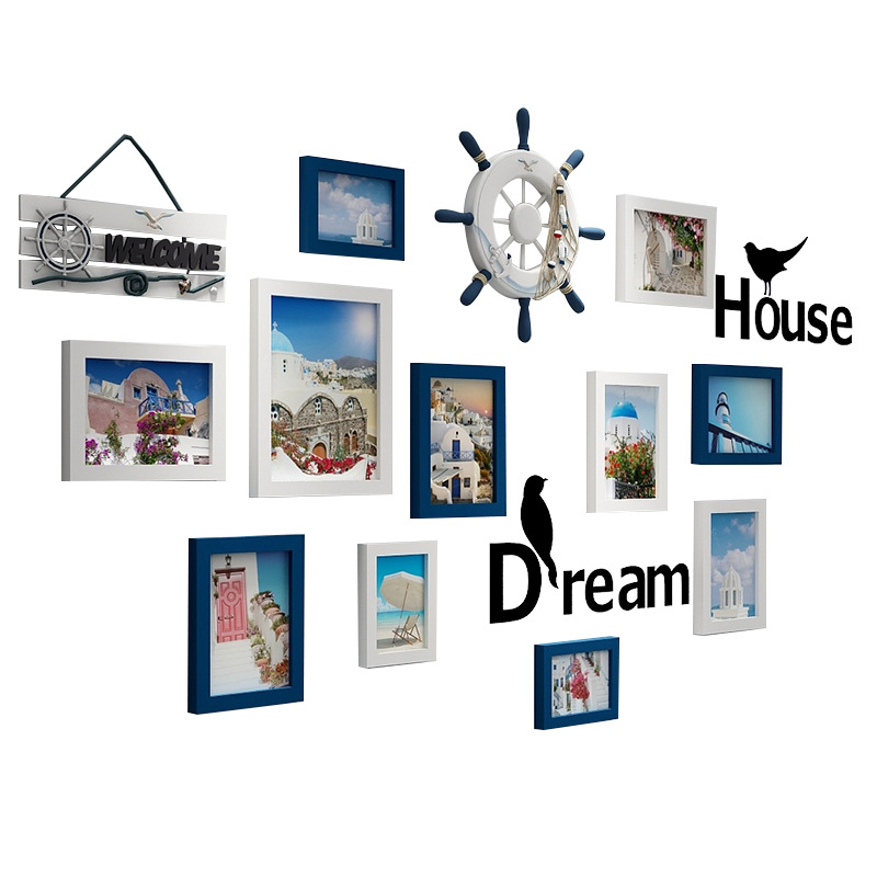 Photo Wall wholesale combination Wall photo frame wall hanging wedding photo frame picture frame creative diy European frame