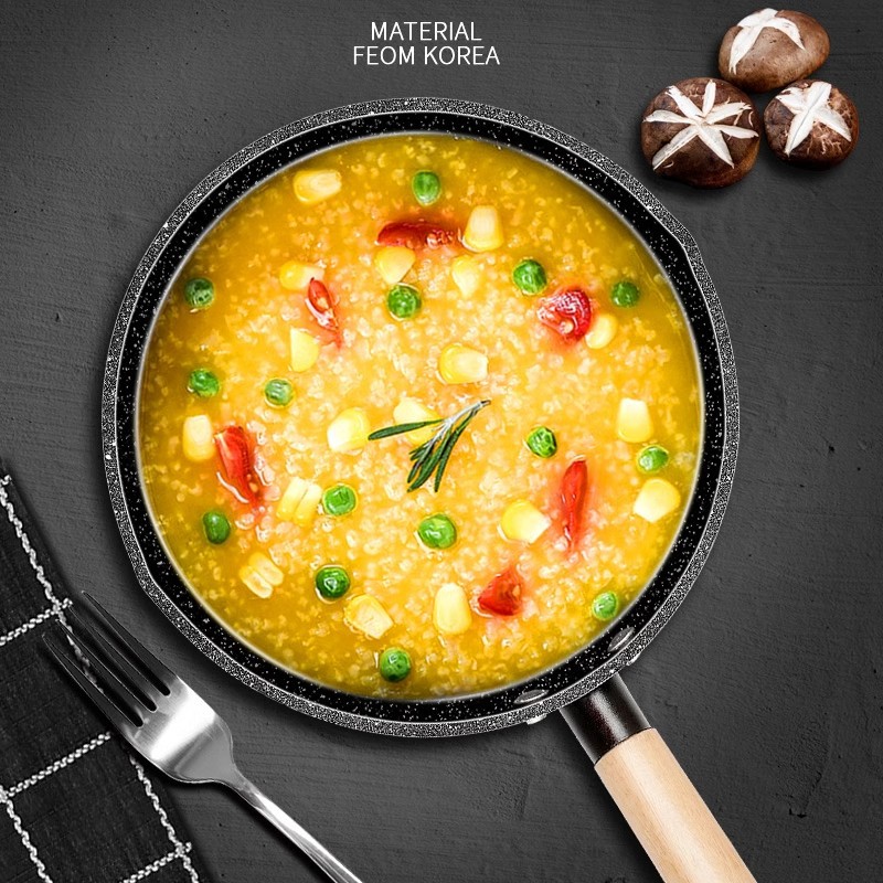 Xueping Pot Baby Food Supplement Medical Rice Stone Small Milk Pot Baby Frying All-In-One Non-Stick Soup Pot One Person Edible Instant Noodle Pot