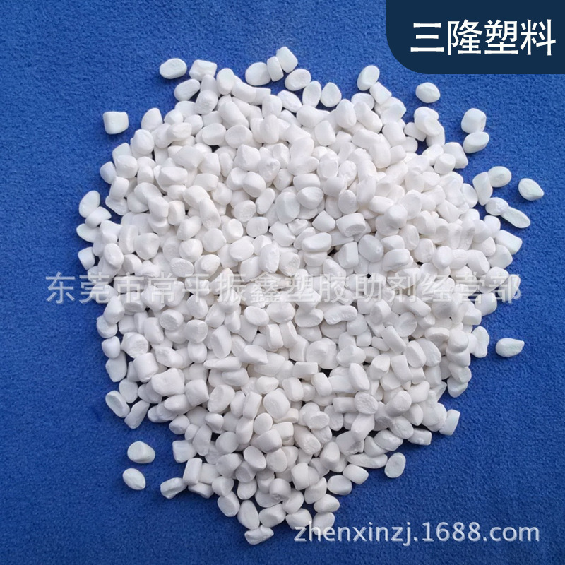 in stock supply SL-H-01 filler calcium carbonate masterbatch to reduce shrinkage white injection PE/PP filler masterbatch