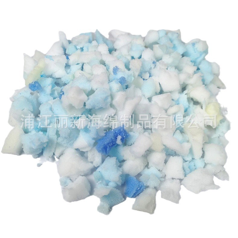Blue Chopped Granules Sponge Filling Sponge Scraps Large Particle Toy Filling Pillow Cushion Granules